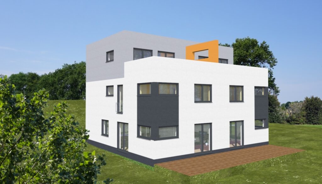 Neubau – 2 Doppelhaushälften Söhrewald
