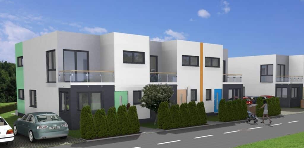 Neubau – Moderne Reihenhäuser Zum Feldlager