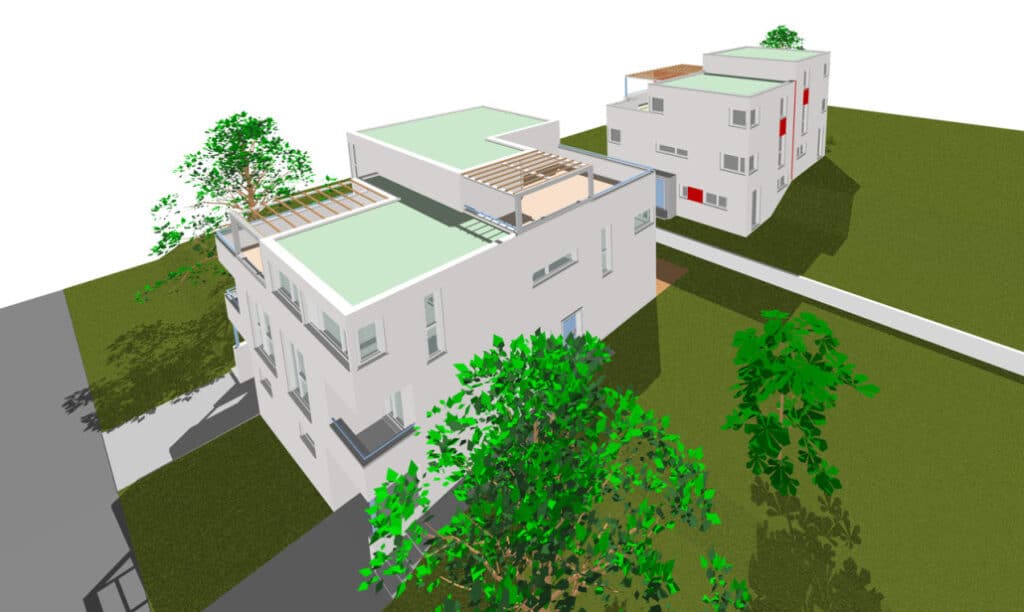 Neubau – 4 Doppelhaushälften Brasselsberg