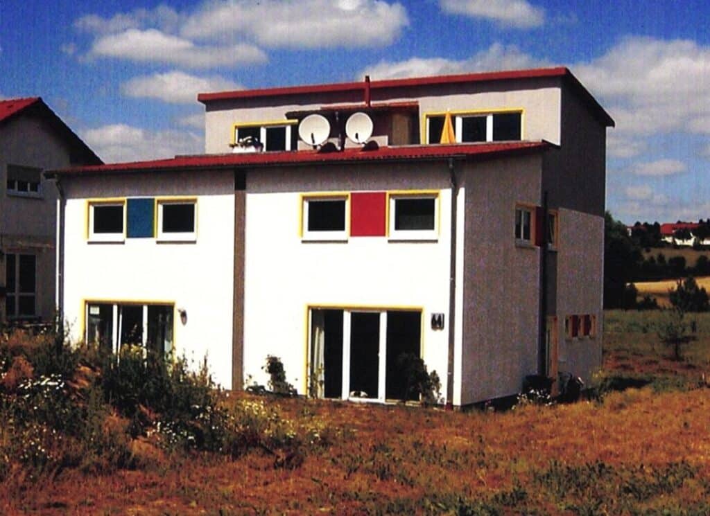 Neubau An den Niederwiesen – 2 Doppelhaushälften Harleshausen 2003
